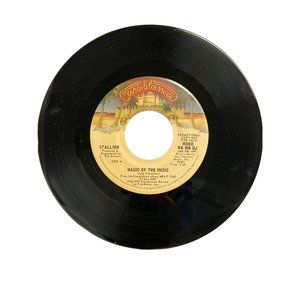 Vintage 7” 45 RPM vinyl record Stallion magic of the music